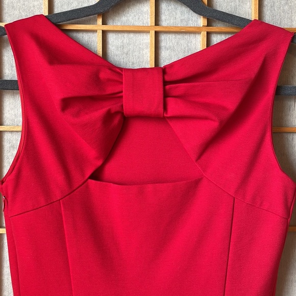 Kate Spade New York Bow Back Dress in Spicy Red Size 2 - Picture 4 of 9